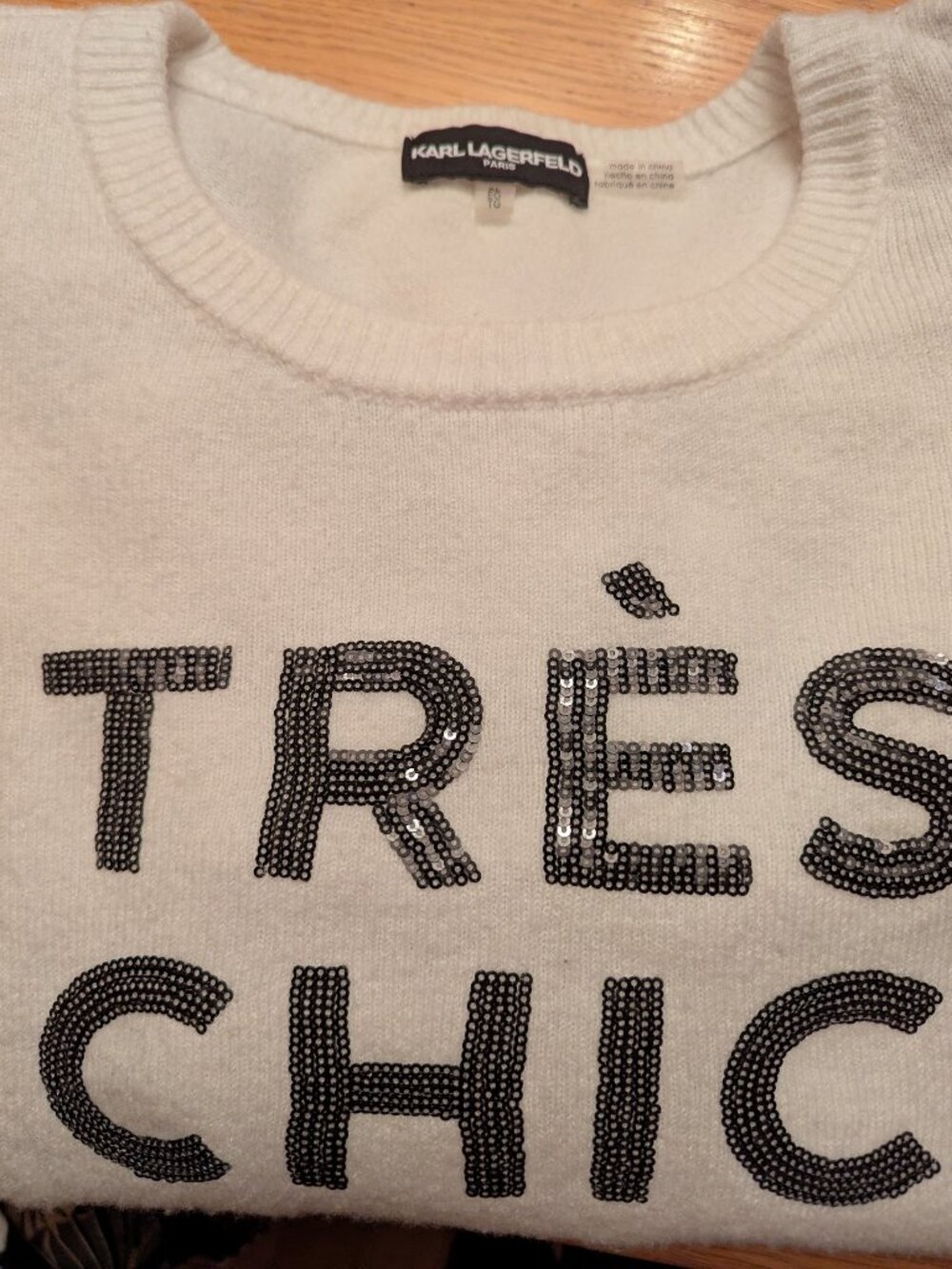 Karl Lagerfeld Tres Chic Sweater XL